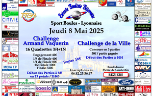 CHALLENGE VAQUERIN / VILLE DE BEZIERS 16 Quadrettes 3/4