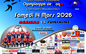 CDF ME1 BEZIERS / FONTAINE A 13H30