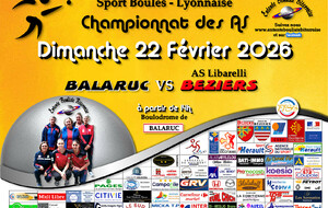 CHAMPIONNAT des ASF   BALARUC / BEZIERS  A 14H
