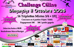 CHALLENGE CELINE - TRIPLETTES MIXTES 3/4