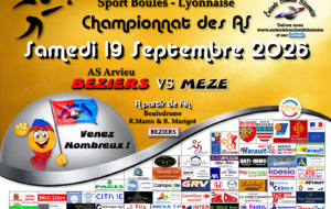CHAMPIONNAT AS   BEZIERS 2 / MEZE  A 14H