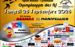 CHAMPIONNAT AS   BEZIERS 2 / MONTPELLIER  A 14H