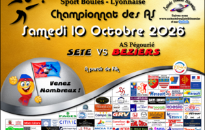 CHAMPIONNAT AS   SETE / BEZIERS 1  A 14H