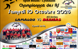 CHAMPIONNAT AS   LAMALOU / BEZIERS 2  A 14H