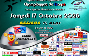 CHAMPIONNAT DE FRANCE MN3   BEZIERS / ALBI A 13H30