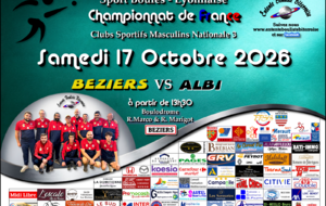 CHAMPIONNAT DE FRANCE MN3   BEZIERS / ALBI A 13H30