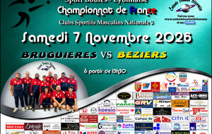 CHAMPIONNAT DE FRANCE MN3   BRUGUIERES / BEZIERS A 13H30