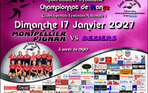 CHAMPIONNAT DE FRANCE FN1  MONTPELLIER PIGNAN / BEZIERS A 13H30