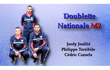 Doublette Nationale M2  2021/2022 Cazorla / Joullié / Terribile